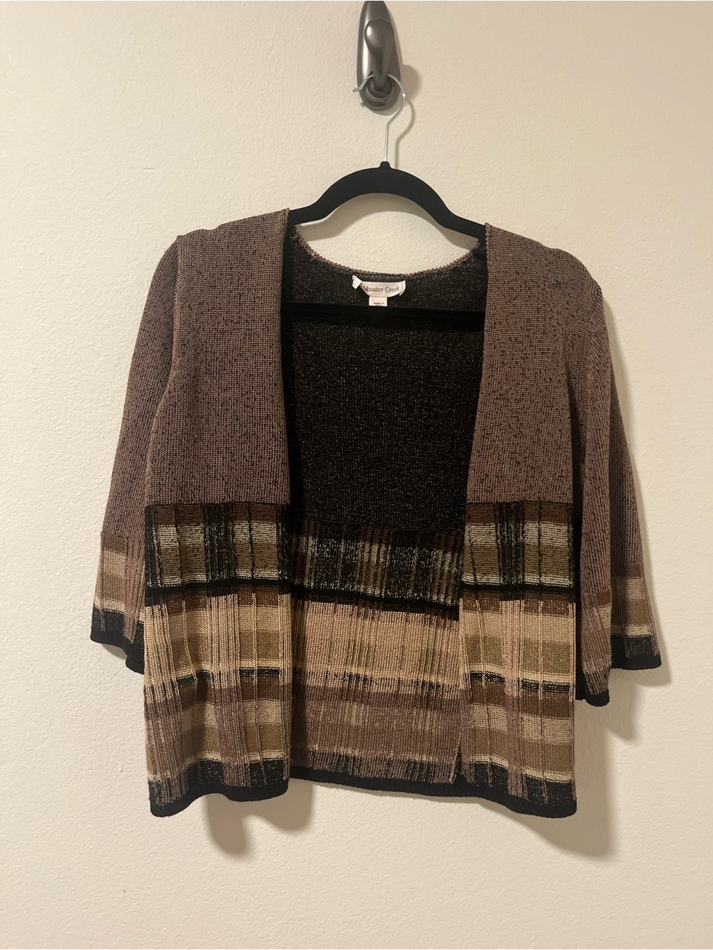 Cold water creek neutral colored cardigan
